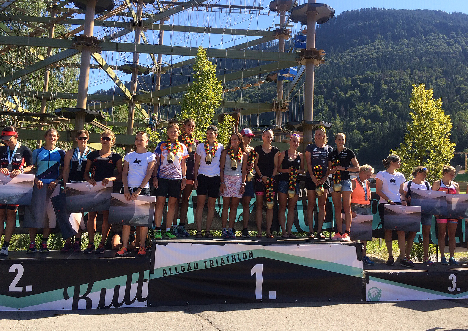 Allgäu-Triathlon 2019 – Siegerehrung Olympische Distanz